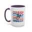 4th of July Mug - America peace Sign