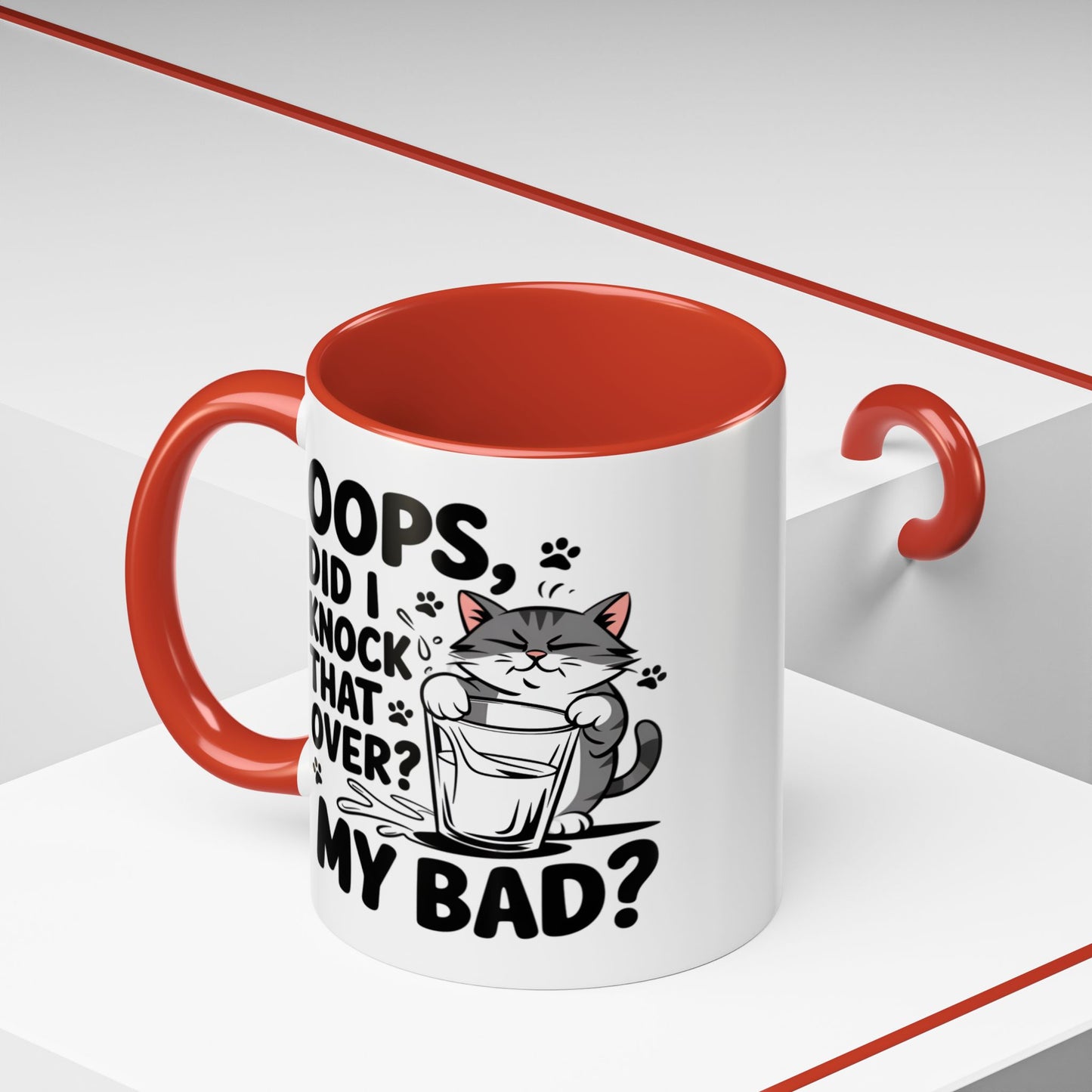 Animal Mug - Oops, Did I Knock That Over