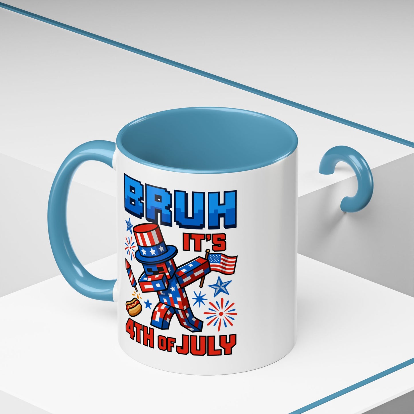 4th of July Mug - Bruh It's 4th of July