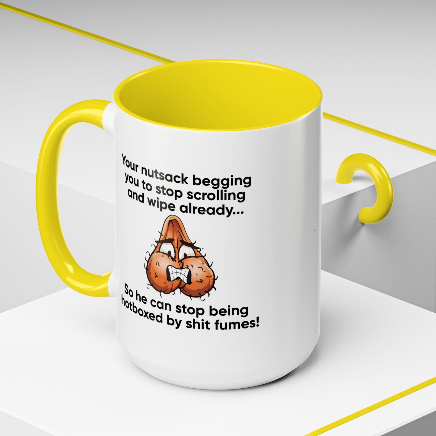 Adult Mug - Your Nutsack Begging You To Stop