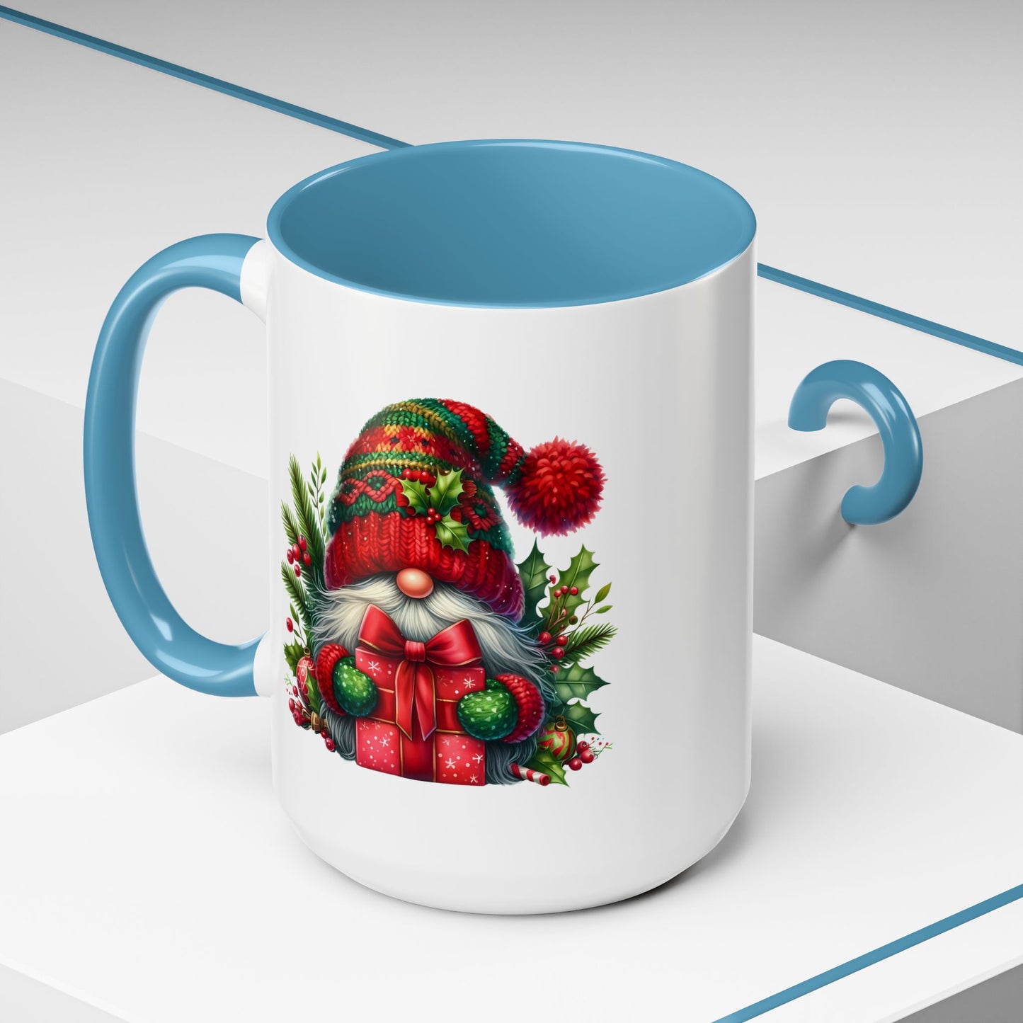 Christmas Mug - Gnome with Wrapped Present