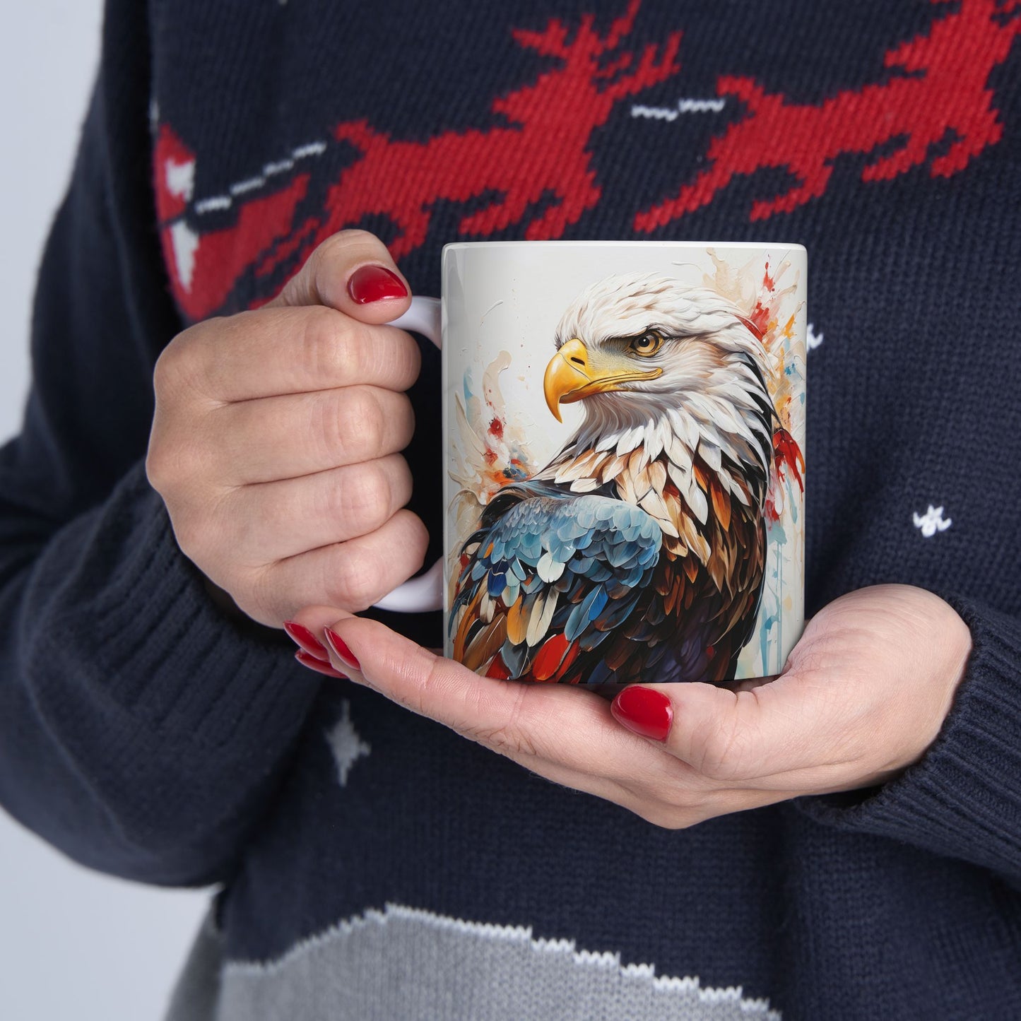 Artistic Mug - Eagle Oil Painting