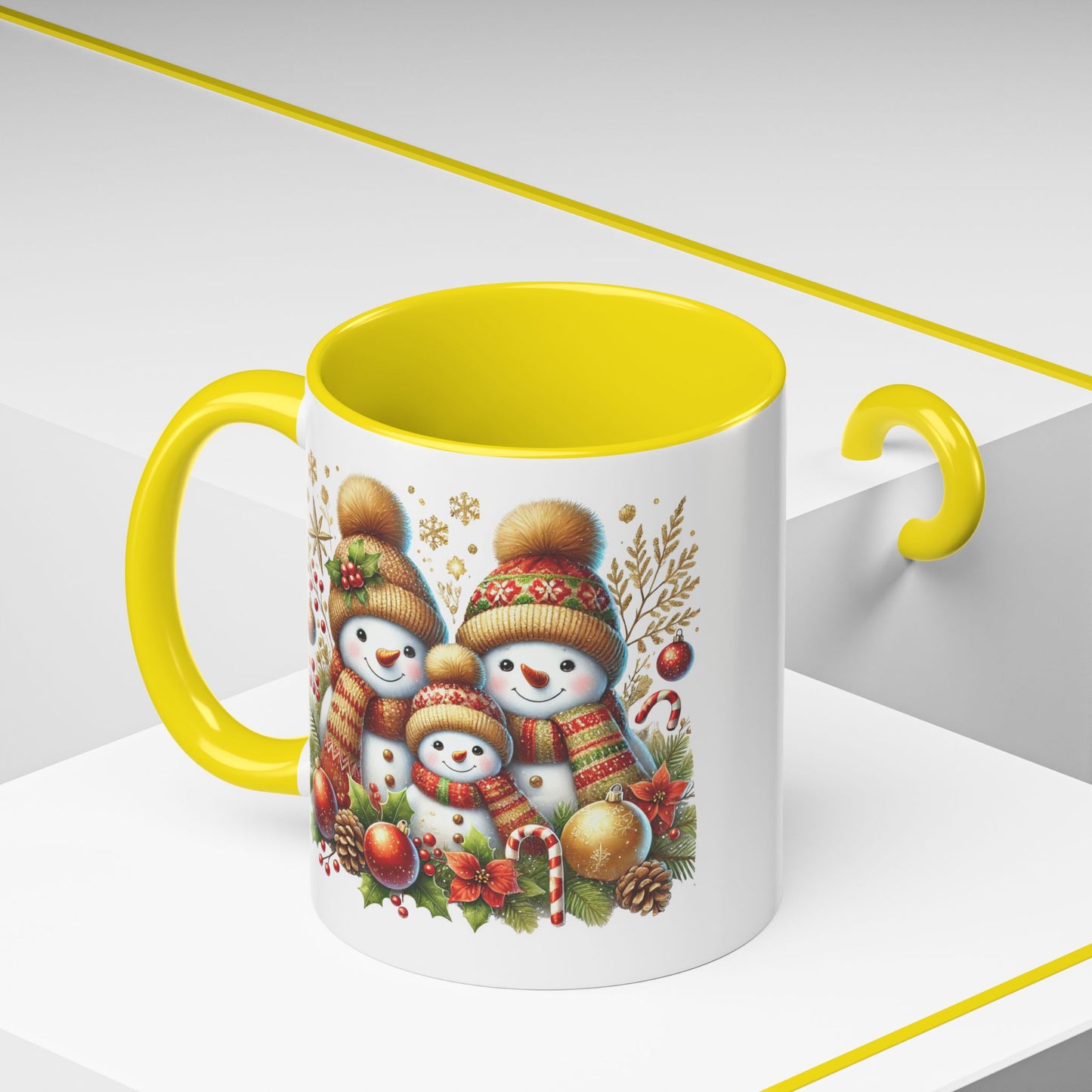 Christmas Mug - Gingerbread Snowman Family 3