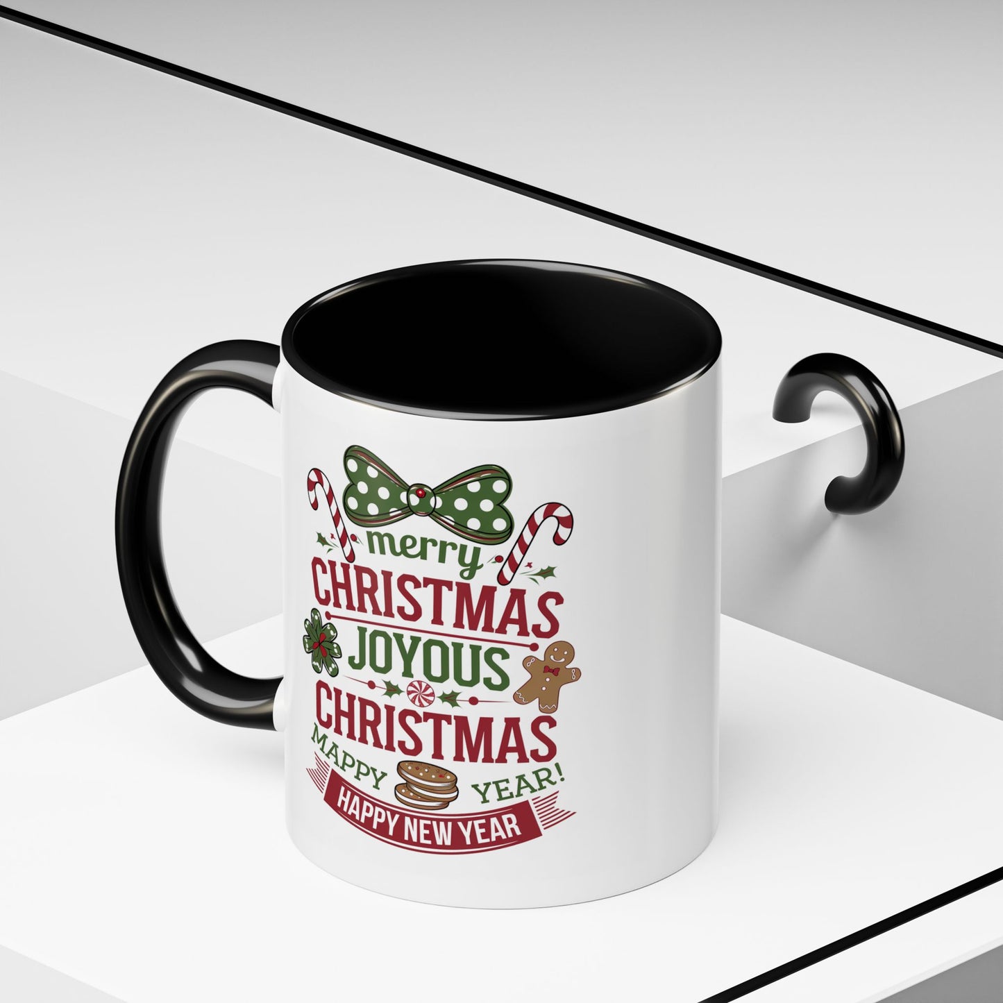 Christmas Mug - Merry Christmas Joyous Christmas Happy New Year