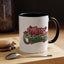 Christmas Mug - Merry Christmas Red & Green Text Mistletoe