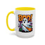 Halloween Mug - Boo! Flying Ghost With Broom