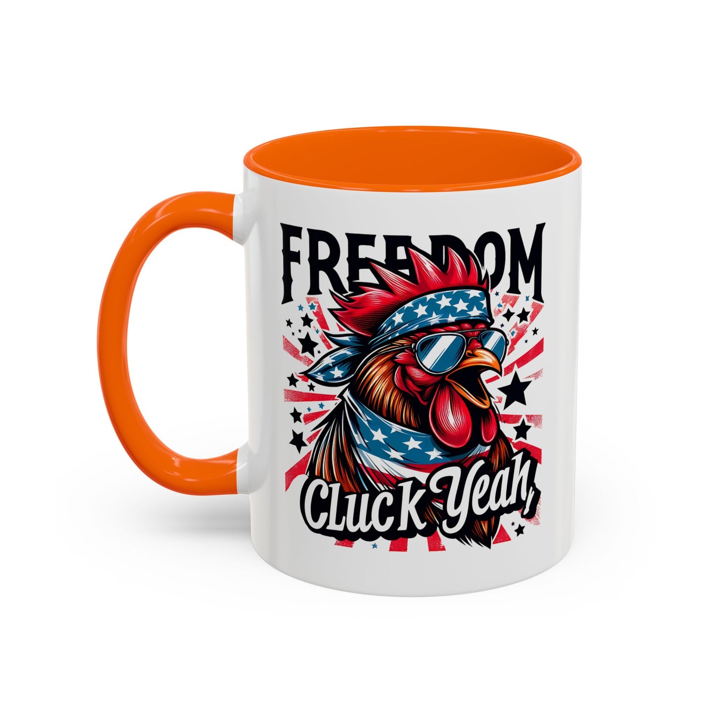 4th of July Mug - Freedom Cluck Yeah!