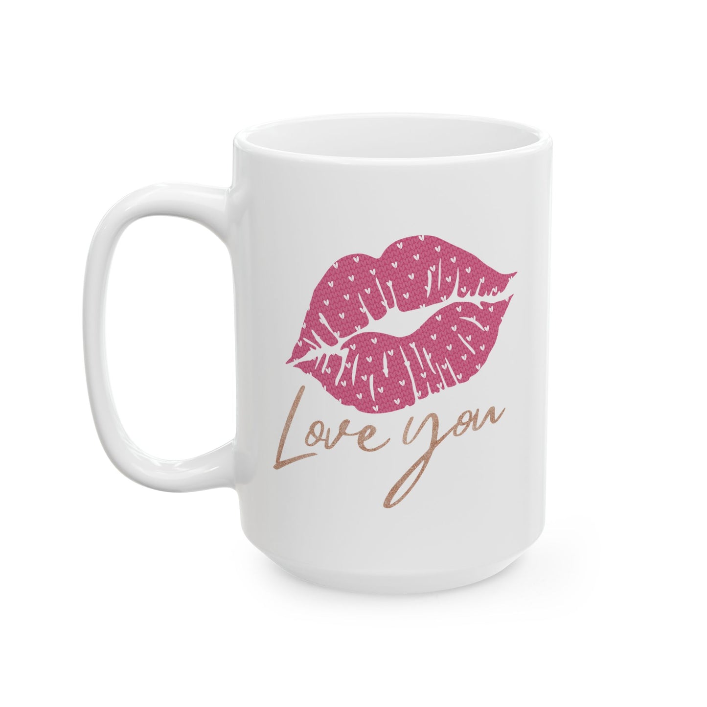 Anniversary Mug - Love You Lips Kiss
