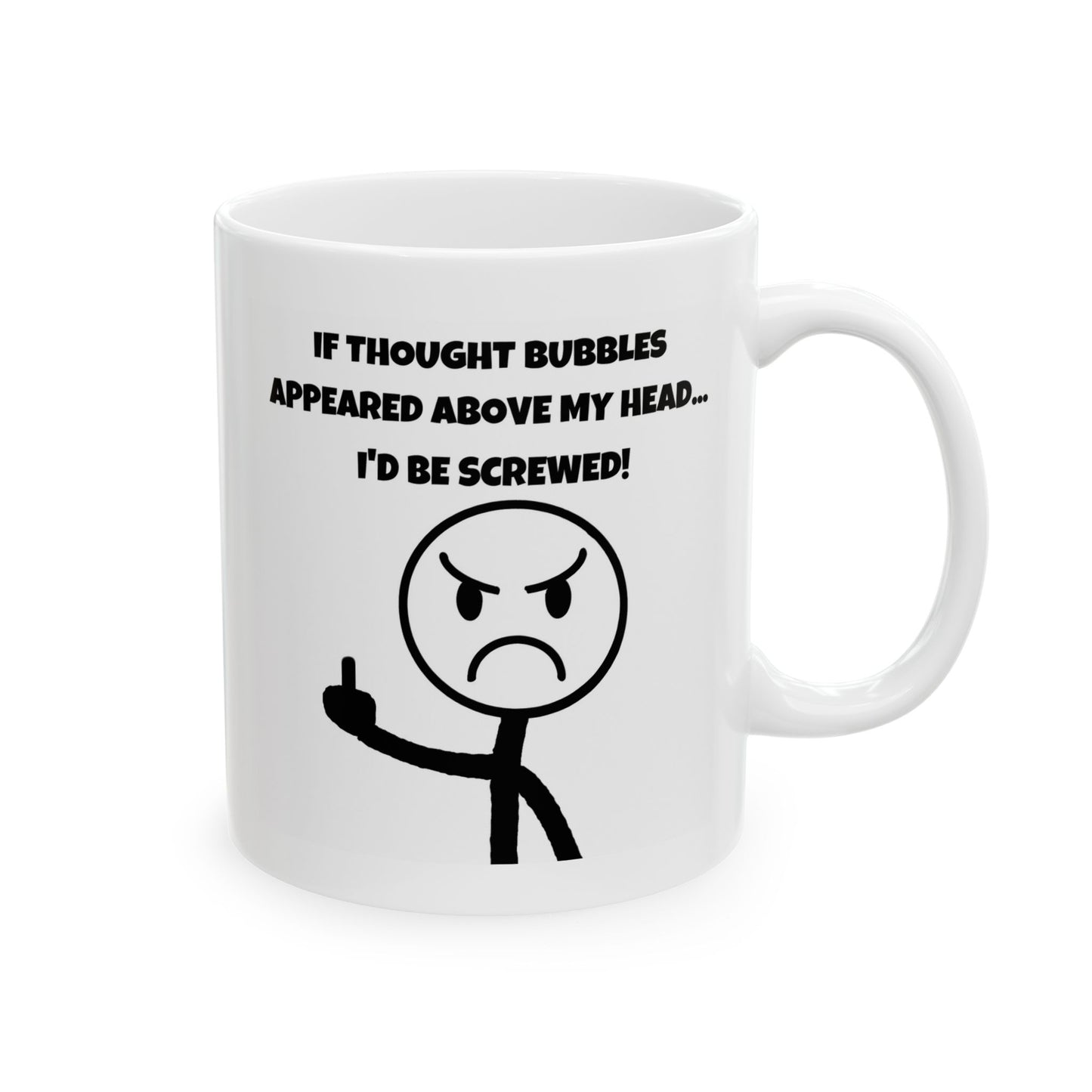 Humor Mug - If Thought Bubbles
