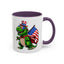 4th of July Mug - T Rex Dinosaur USA Flag