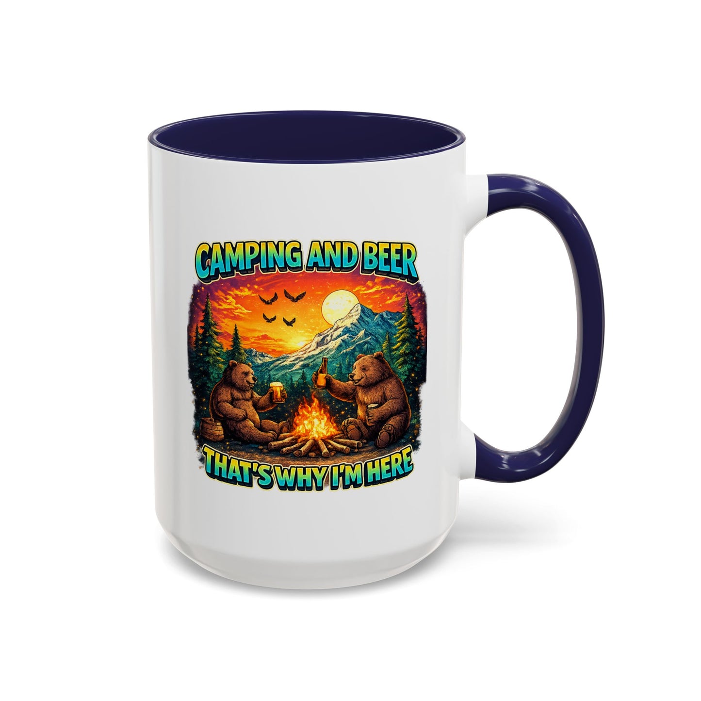 Humor Mug - Camping and Beer
