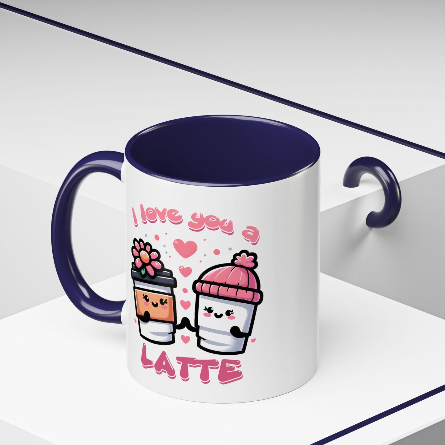 Valentine's Day Mug - I Love You A Latte Cute