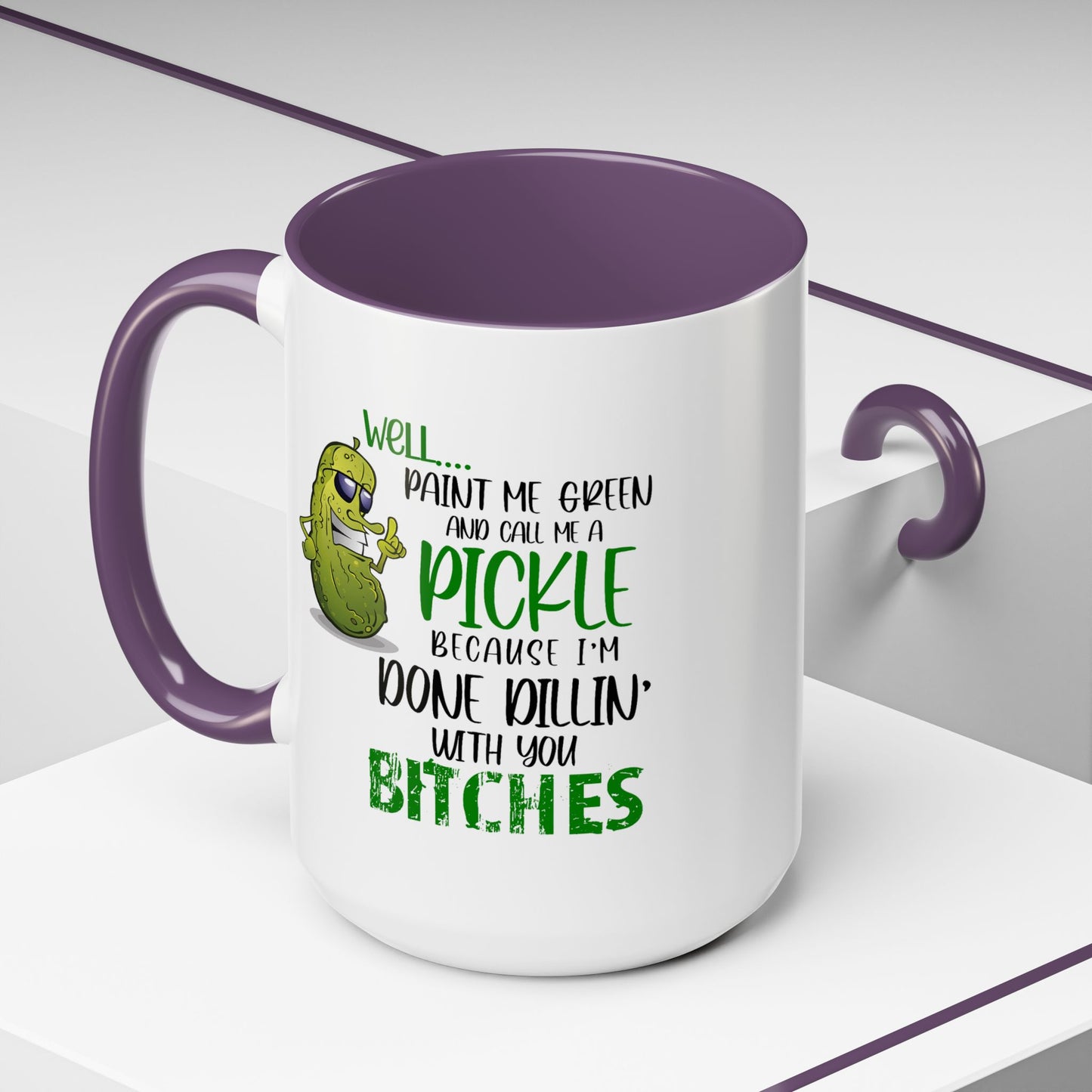 Adult Mug - Well Paint Me Green