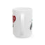 Valentine's Day Mug - Love You Tons Heart Elephant