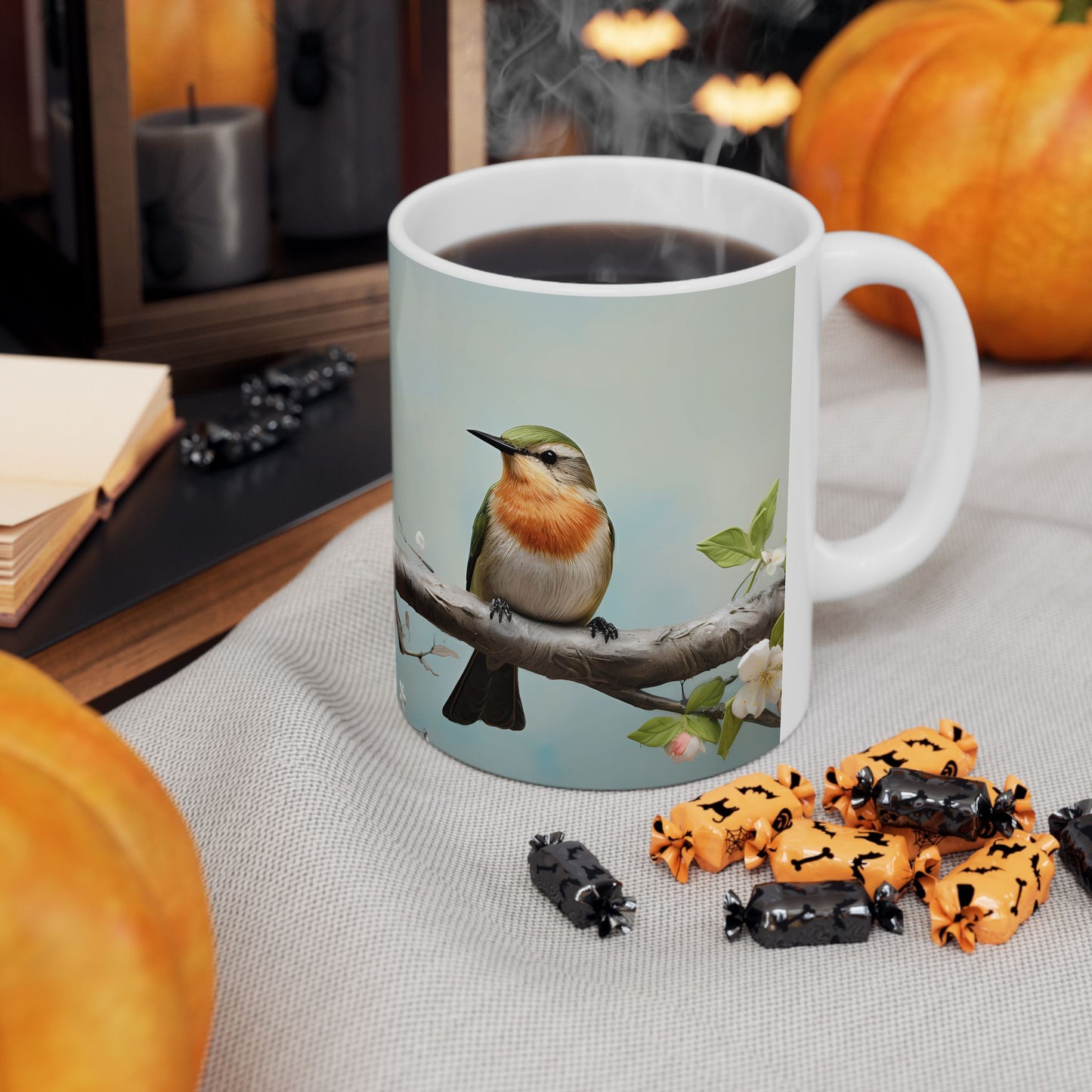 Artistic Mug - Felted Bird