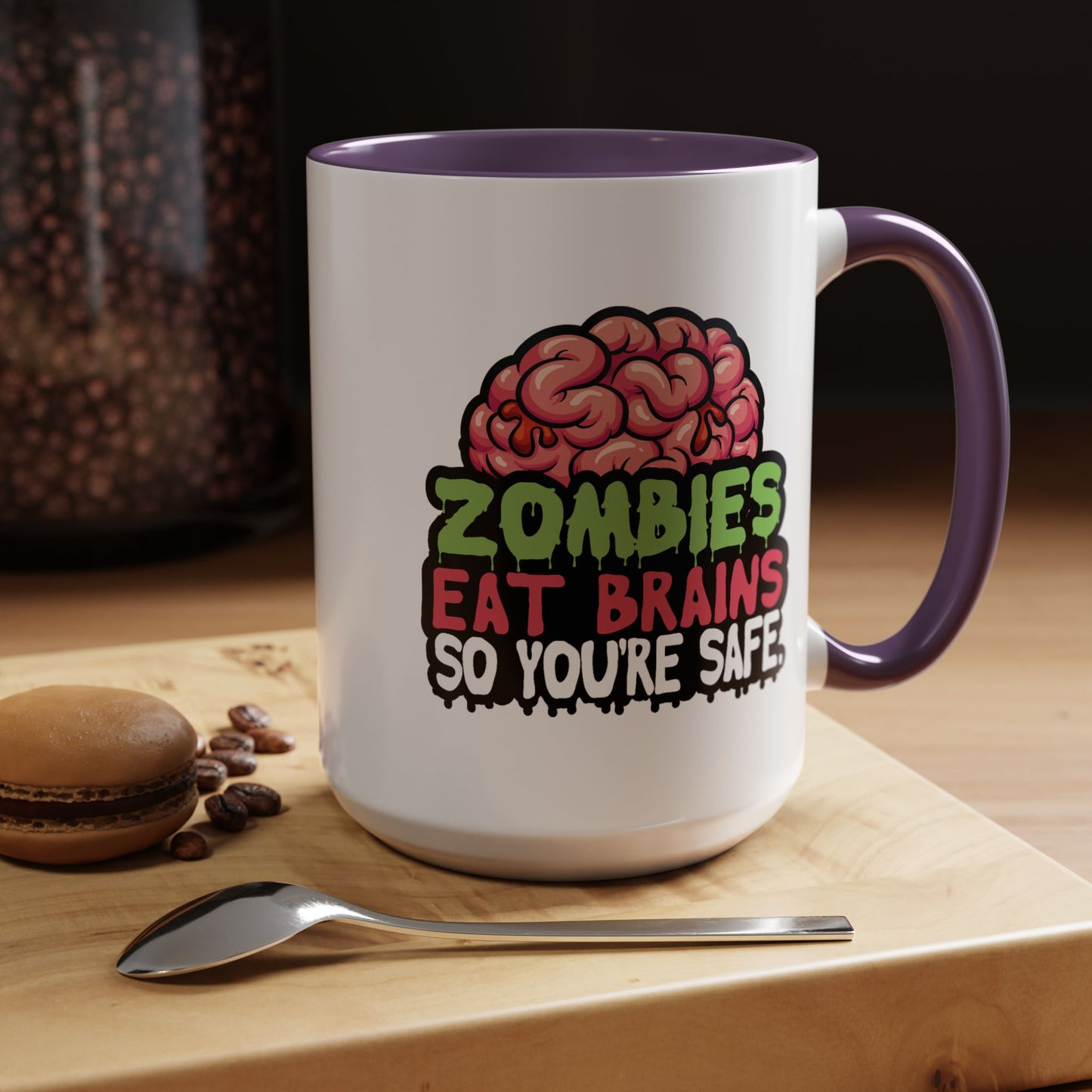 Humor Mug - Zombies Eat Brains