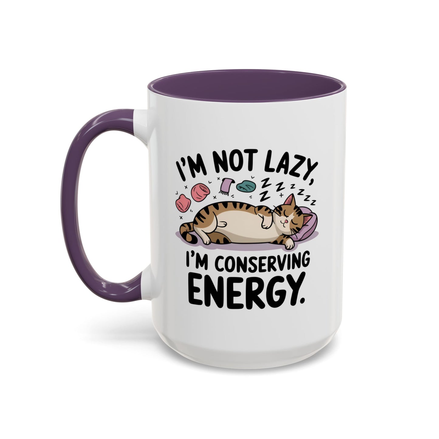 Animal Mug - I'm Not Lazy I'm Conserving Energy