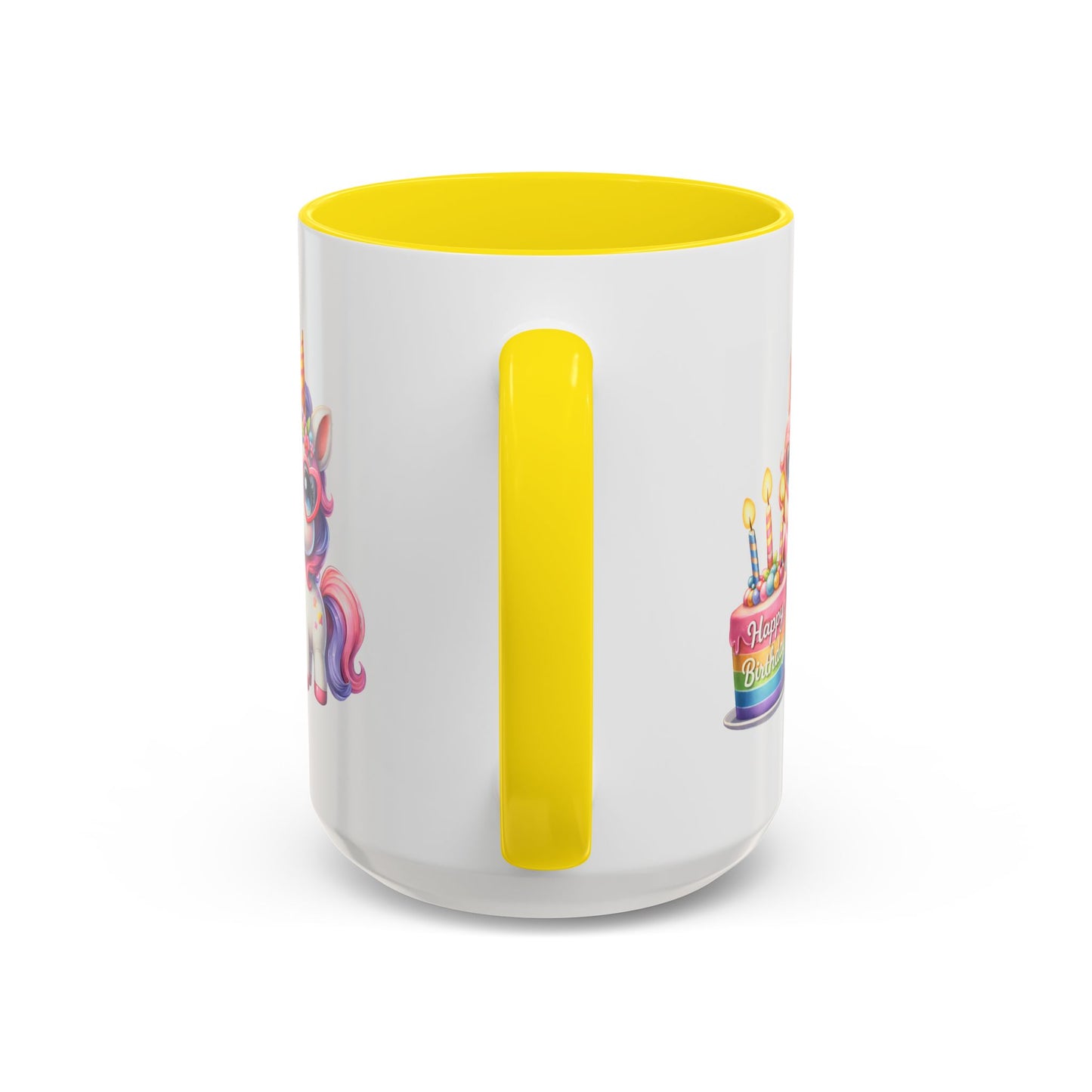 Birthday Mug - Unicorn Candles