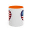 4th of July Mug - Heart American Flag