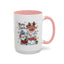 Christmas Mug - Merry Xmas Santa Snowman Reindeer