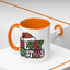 Christmas Mug - Merry Christmas Red Green & White Graffiti Hat