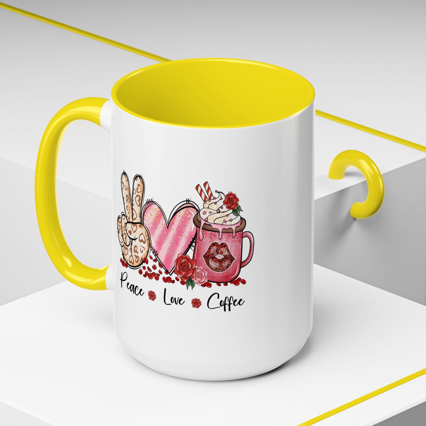 Humor Mug - Peace Love Coffee