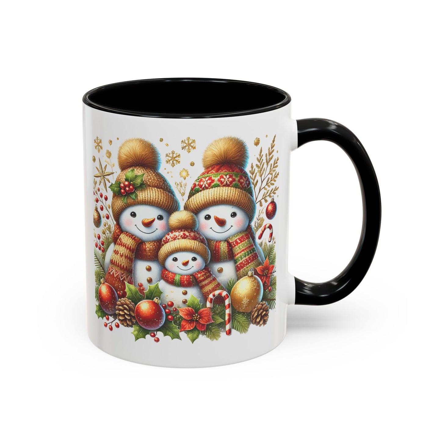 Christmas Mug - Gingerbread Snowman Family 3