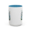 Christmas Mug - Blue Snowman Family