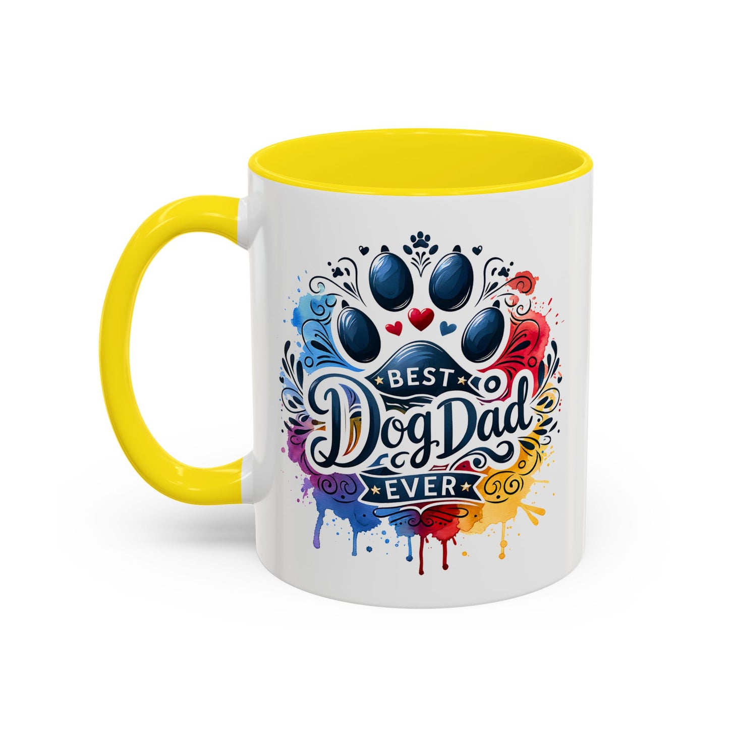 Animal Mug - Best Dog Dad Ever Paw