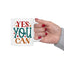 Motivation Mug - Yes You Can Hearts