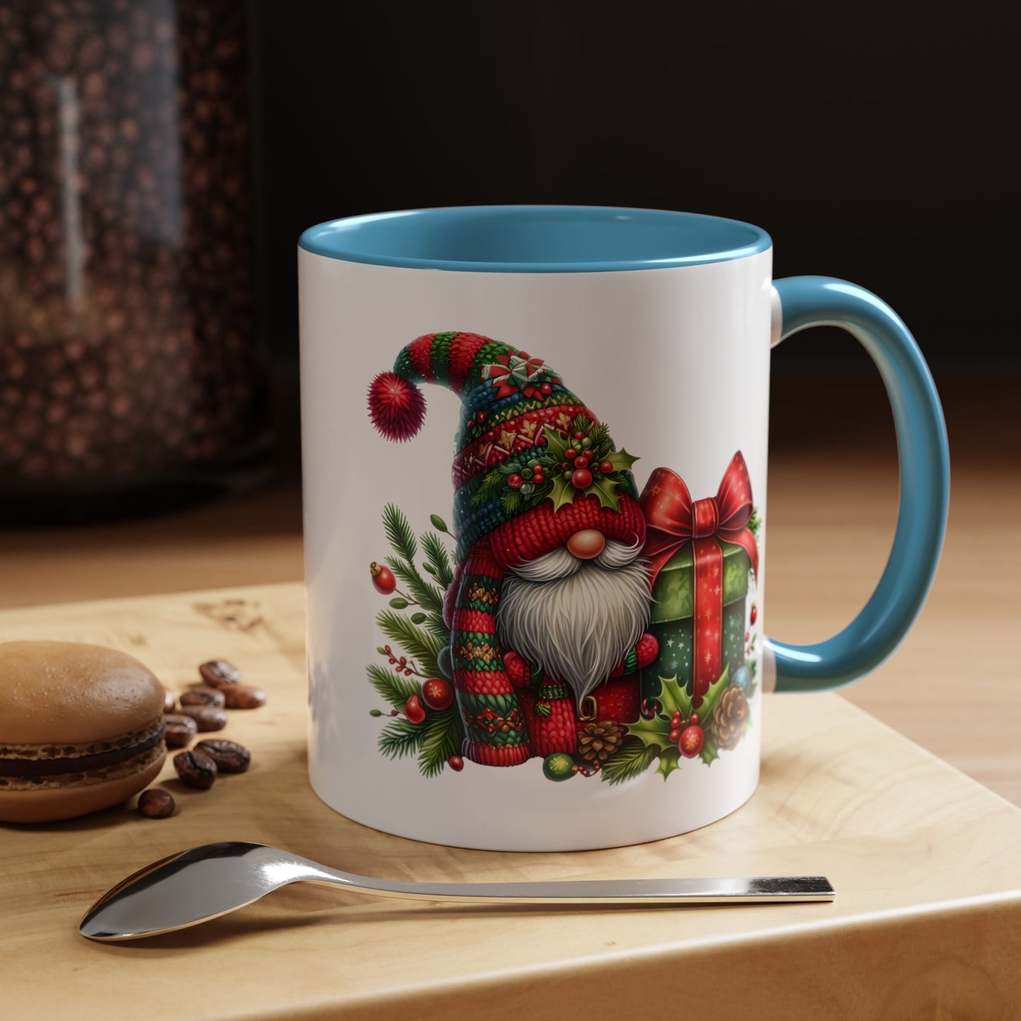 Christmas Mug - Gnome and Present