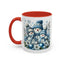 Christmas Mug - Blue Snowman Family
