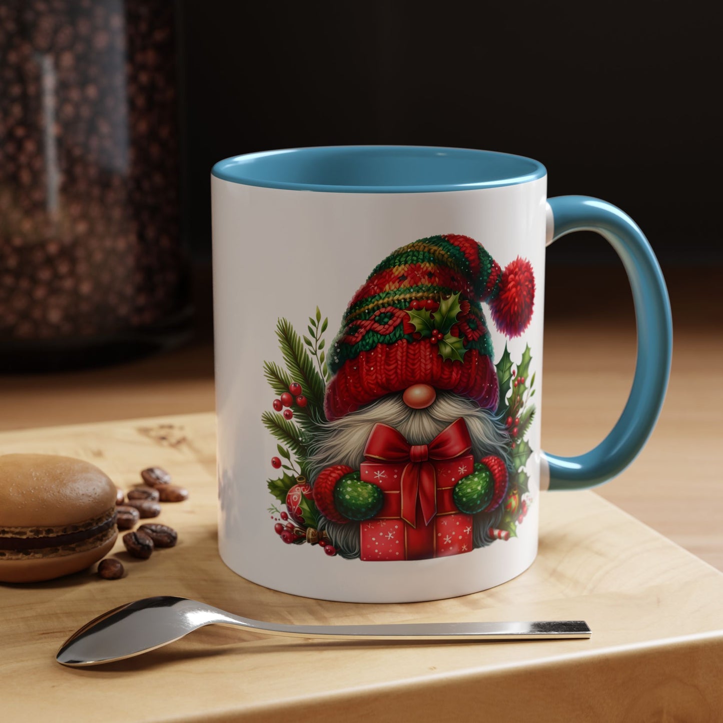Christmas Mug - Gnome with Wrapped Present