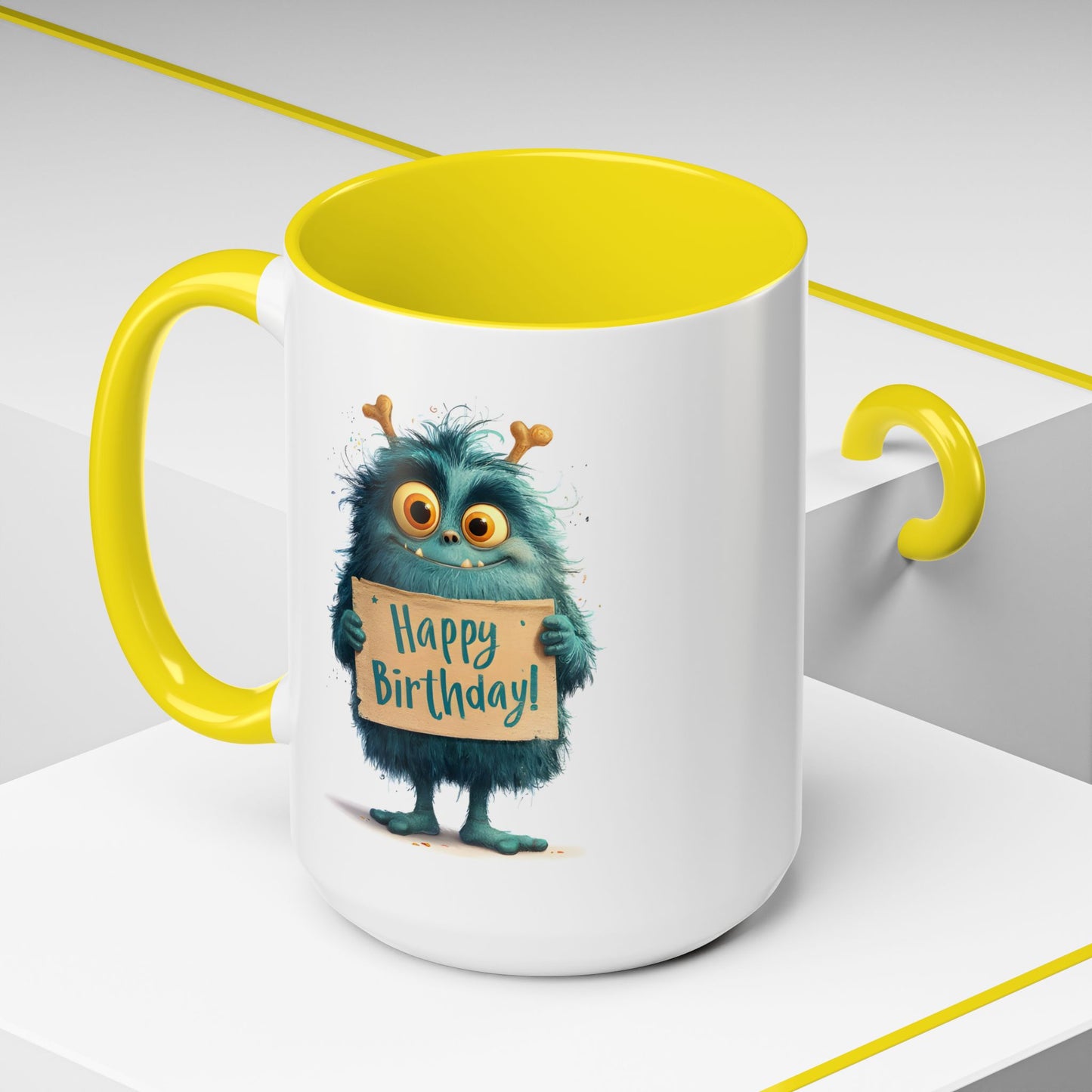 Birthday Mug - Birthday Sign Monster