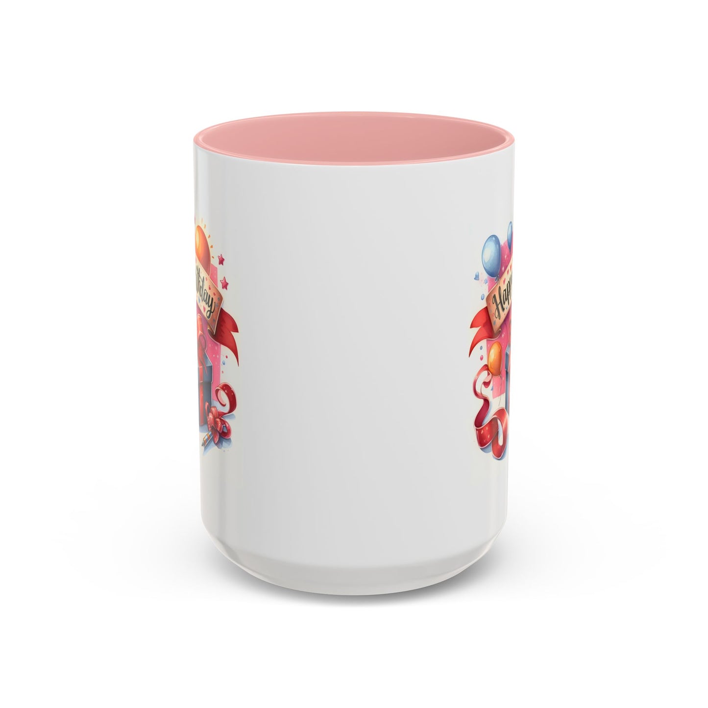 Birthday Mug - Present Pen Balloons