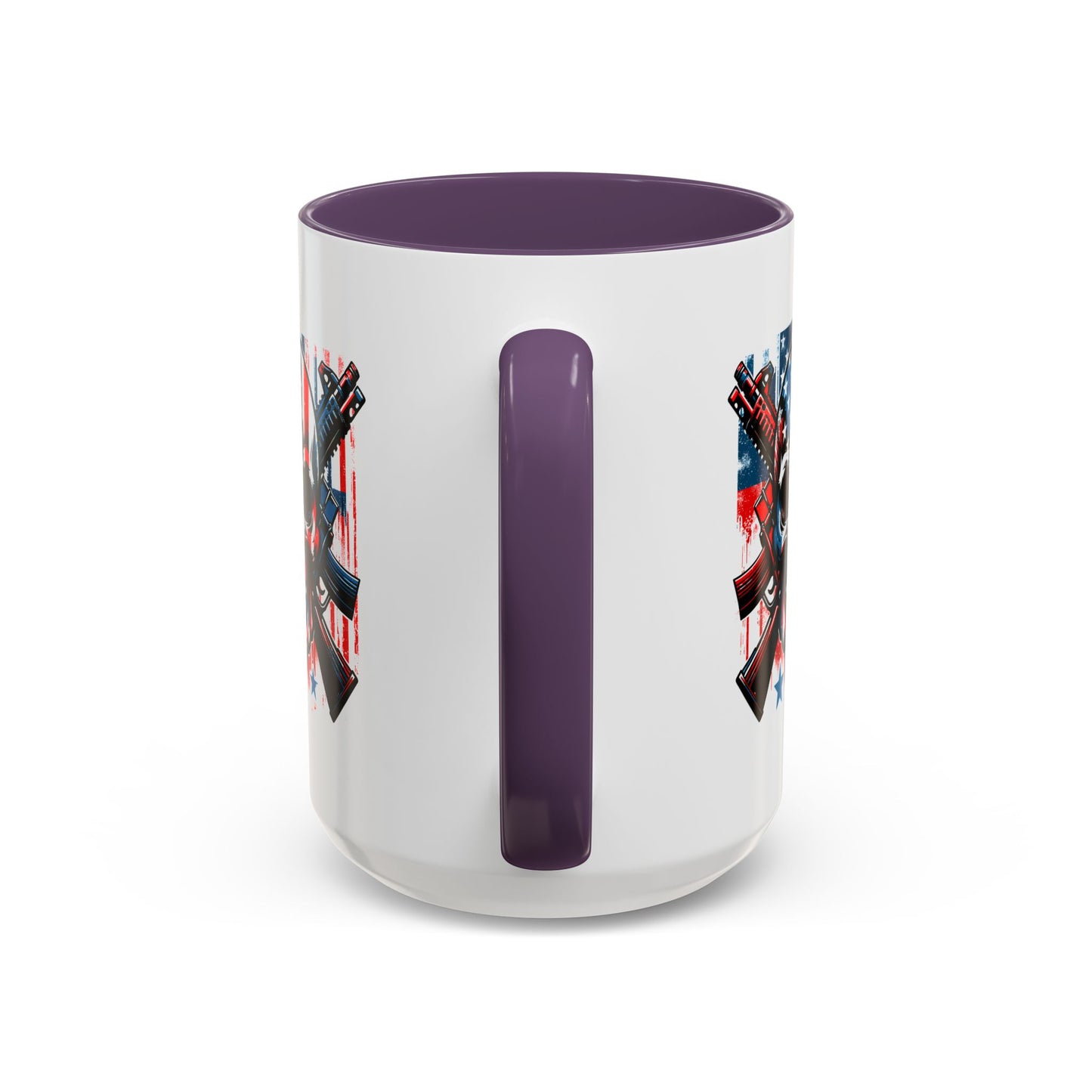 4th of July Mug - Skull With American Flag