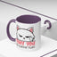 Adult Mug - Fluff You White Cat