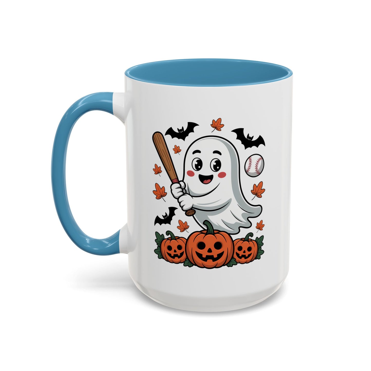 Halloween Mug - Ghost With Baseball Bat