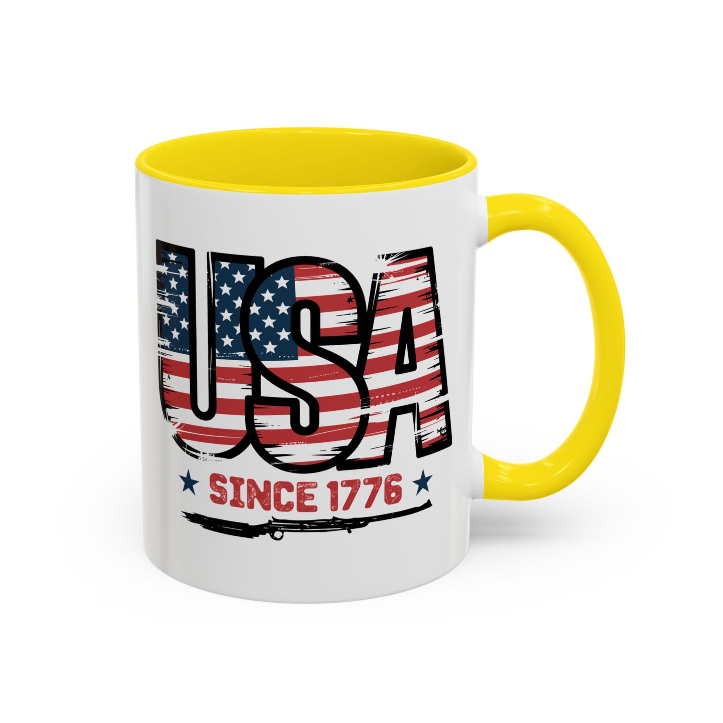 4th of July Mug - USA Since 1776 Gun