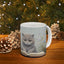 Artistic Mug - Felted Cat
