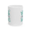 Wellness Mug - Think Happy Thoughts Words