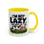 Humor Mug - I'm Not Lazy I'm Just Energy-Efficient