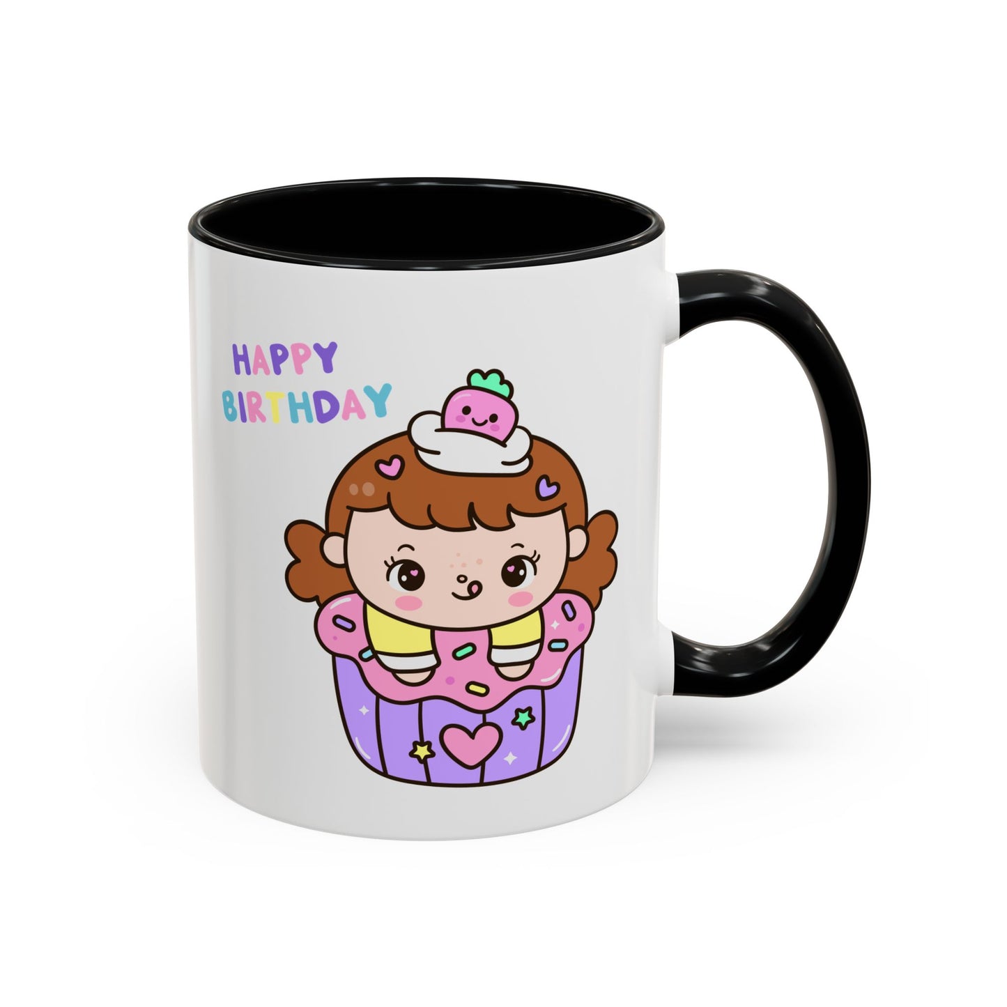 Birthday Mug - Cute Girl Cupcake