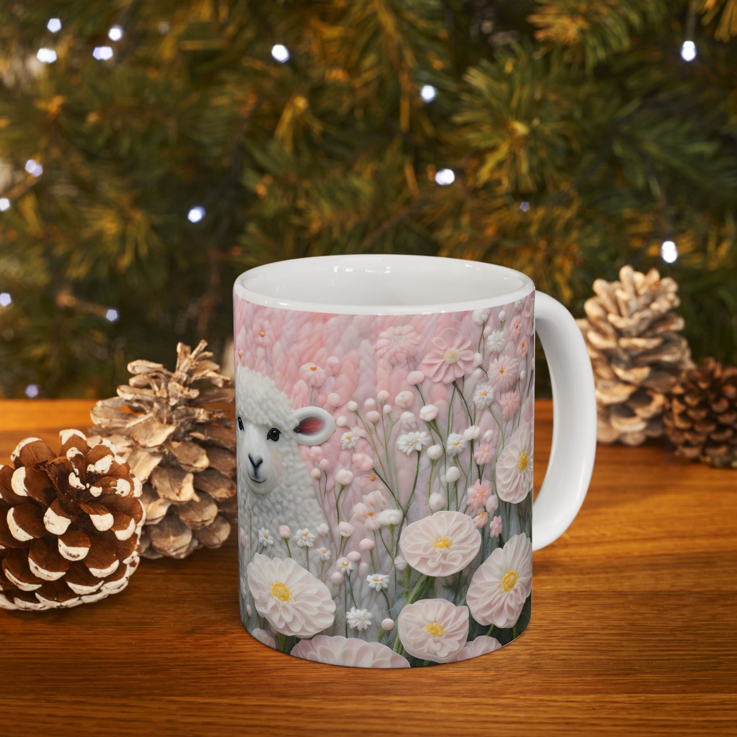 Artistic Mug - Felted Sheep