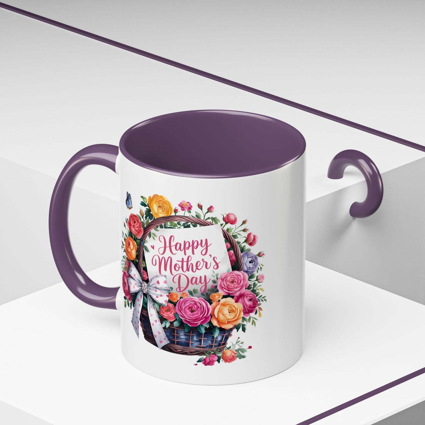 Mother's Day Mug - Happy Mother's Bouquet