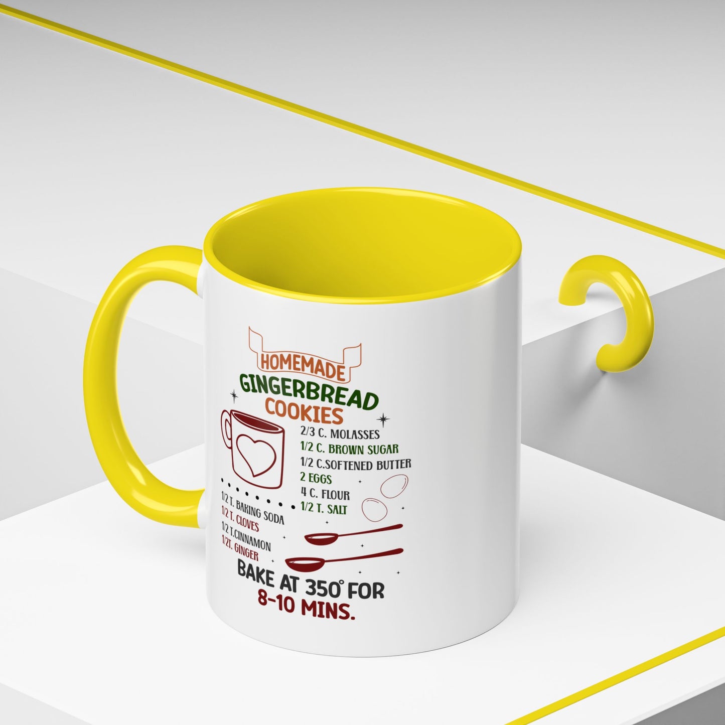 Christmas Mug - Homemade Gingerbread Cookies Recipe