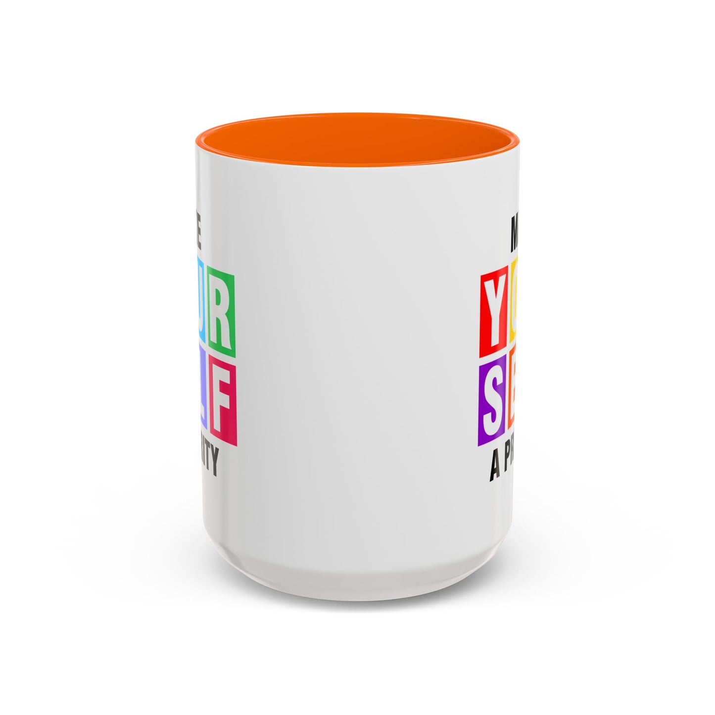 Wellness Mug - Make Yourself a Priority Colored Blocks
