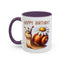 Birthday Mug - Snail Flower
