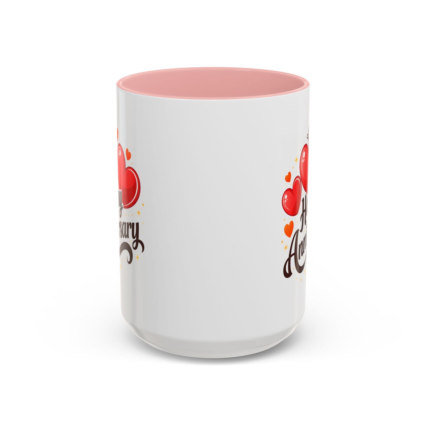 Anniversary Mug - Happy Anniversary Hearts