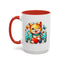 Mother's Day Mug - Mom Cat Red Heart